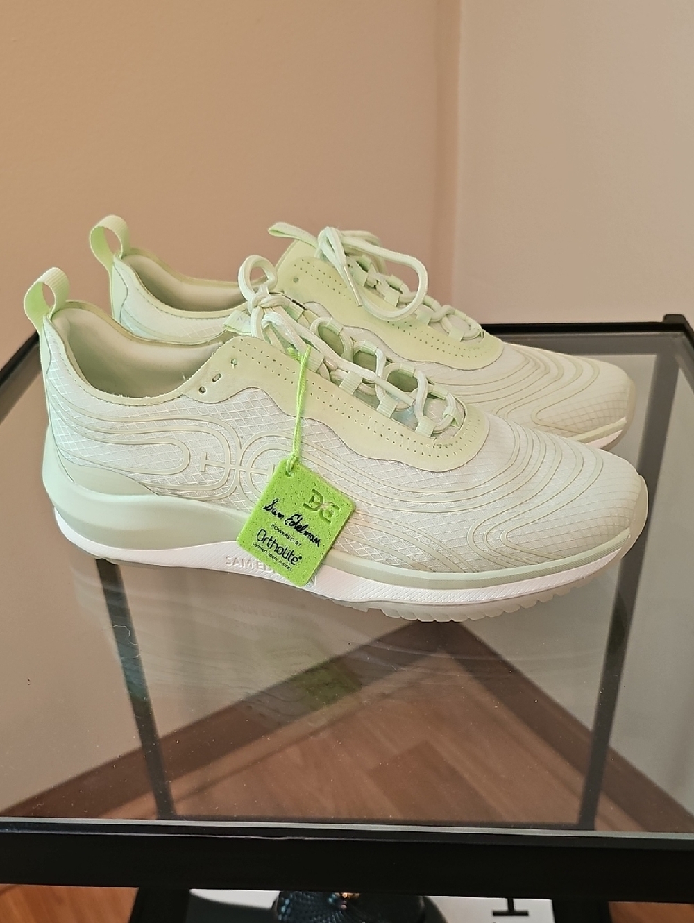 Sam Edelman Light Green Women's Sneakers